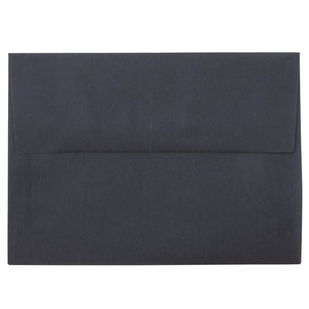5 1/4 x 7 1/4 100/Pack JAM PAPER A7 Premium Invitation Envelopes Dark Grey 